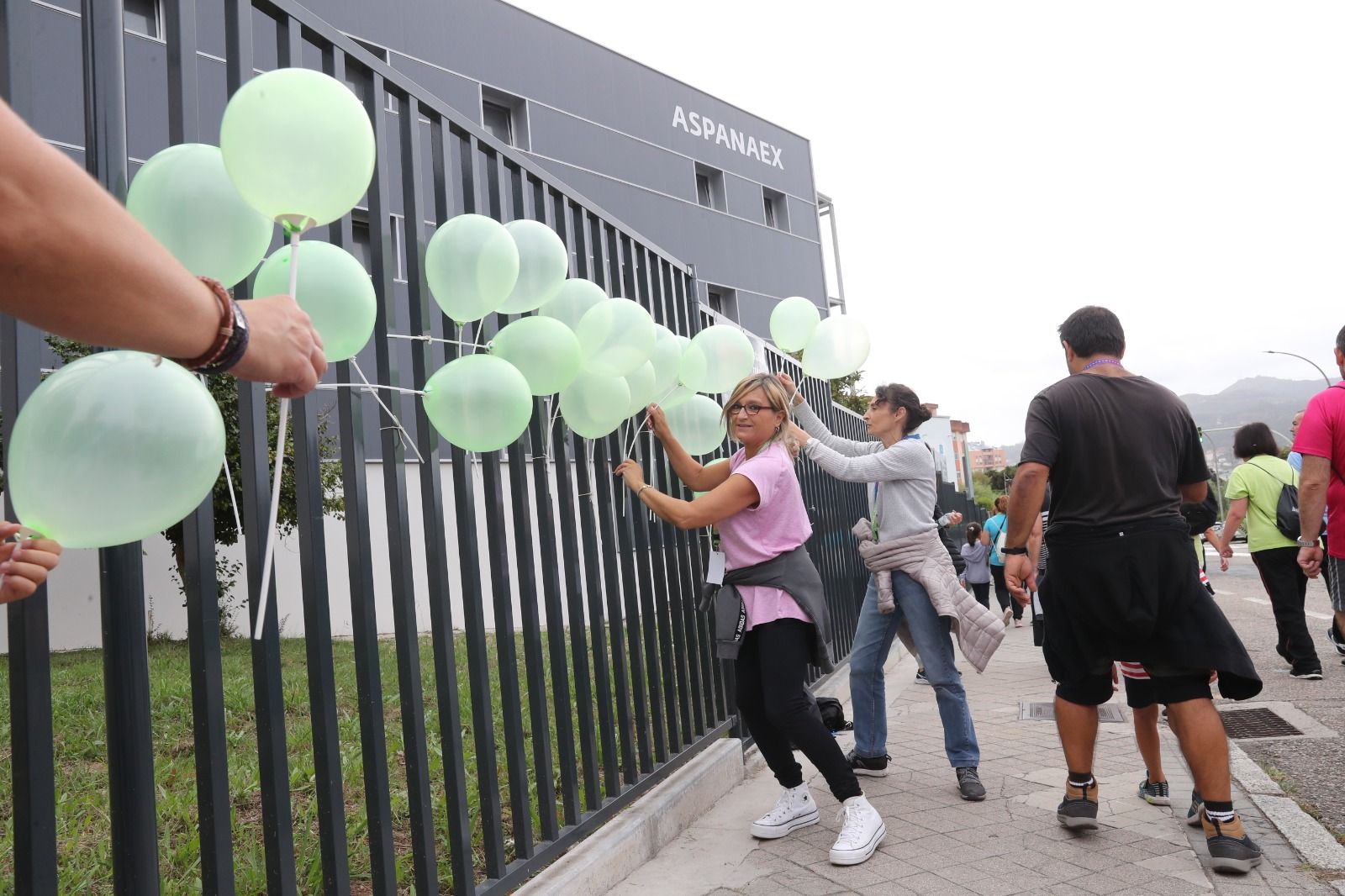 Vigo marcha en favor de Aspanaex