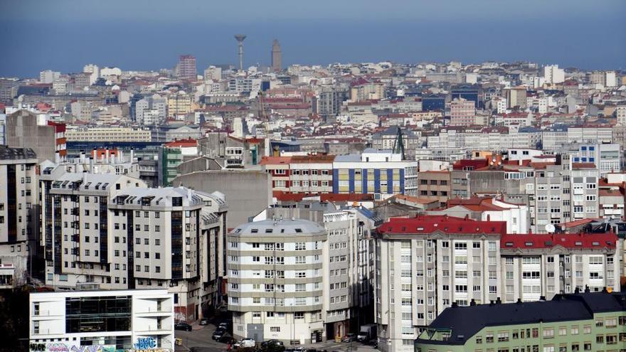 Vista de la ciudad de A Coruña.