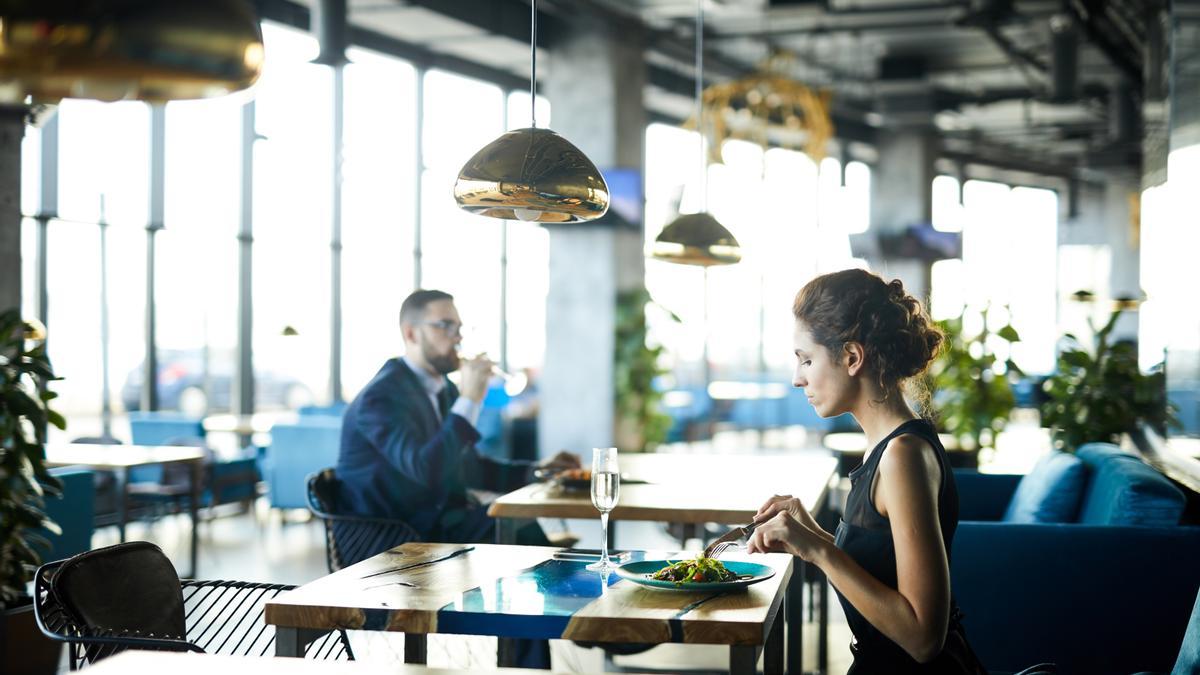 Clientes de un restaurante