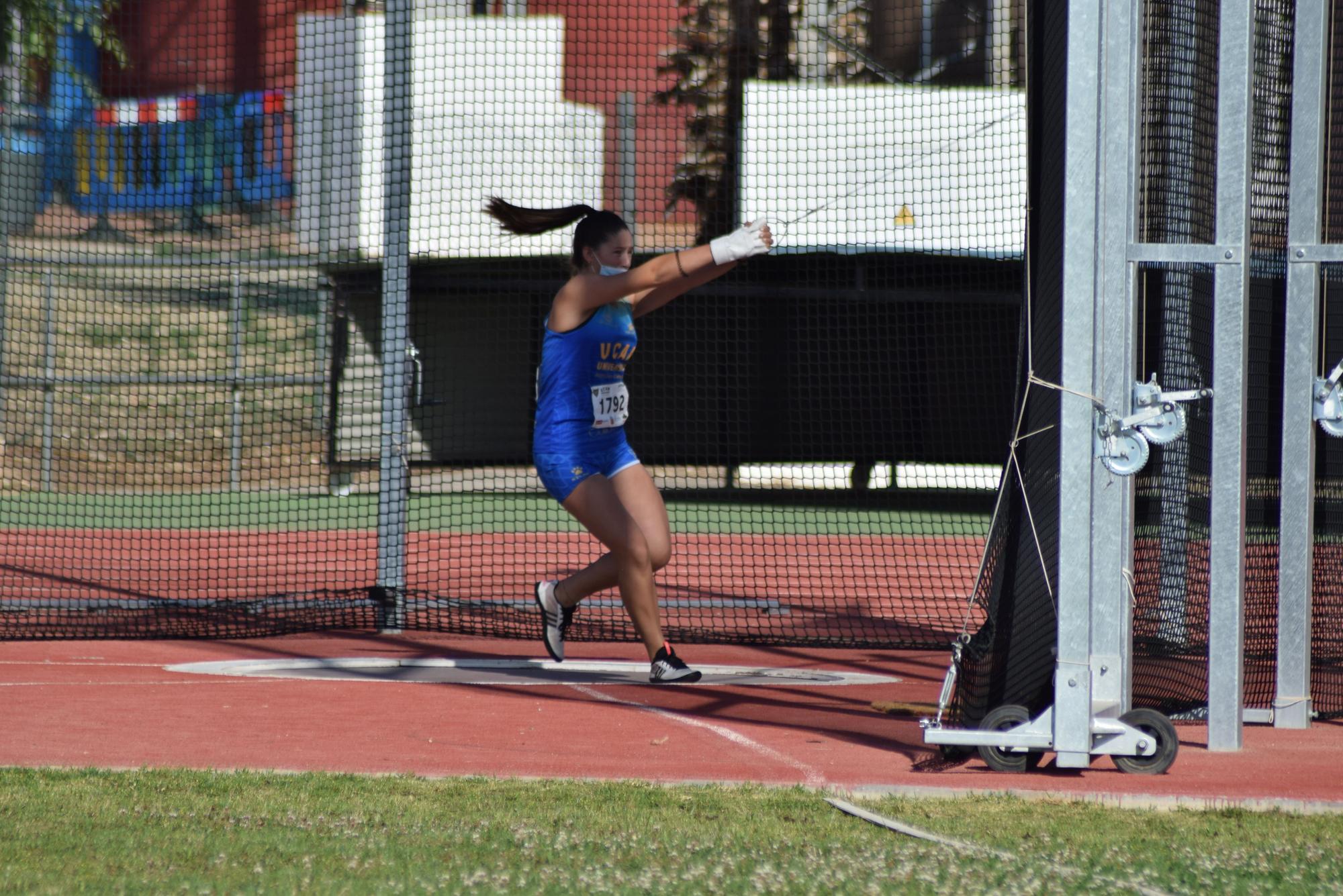 Control de atletismo en Alhama