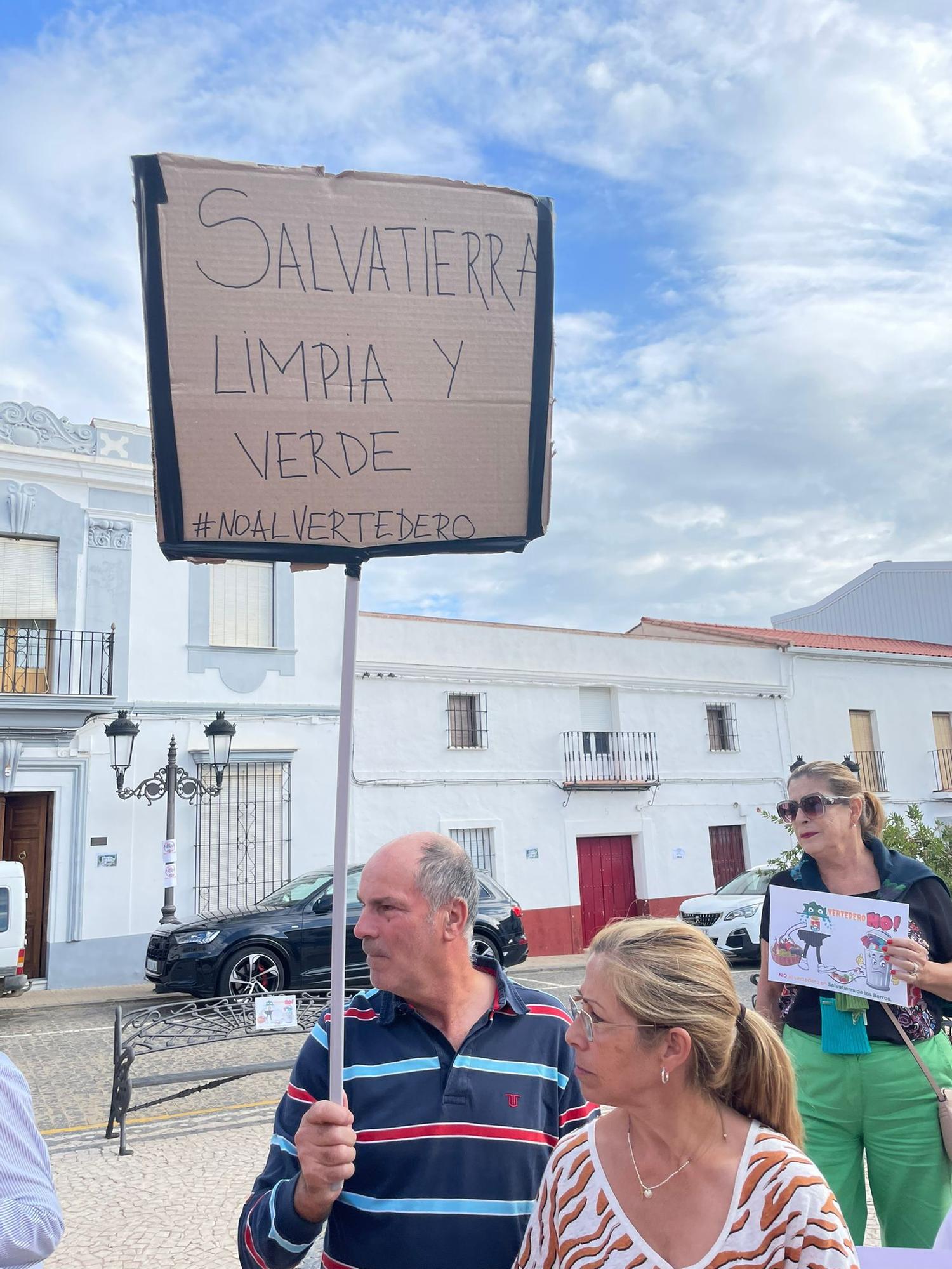 Protesta en Salvatierra contra el macrovertedero.