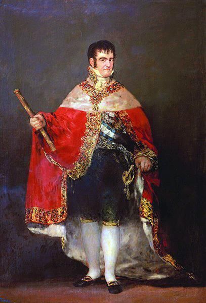 ‘Fernando VII con manto real’ (1814-1815). | | MUSEO DEL PRADO