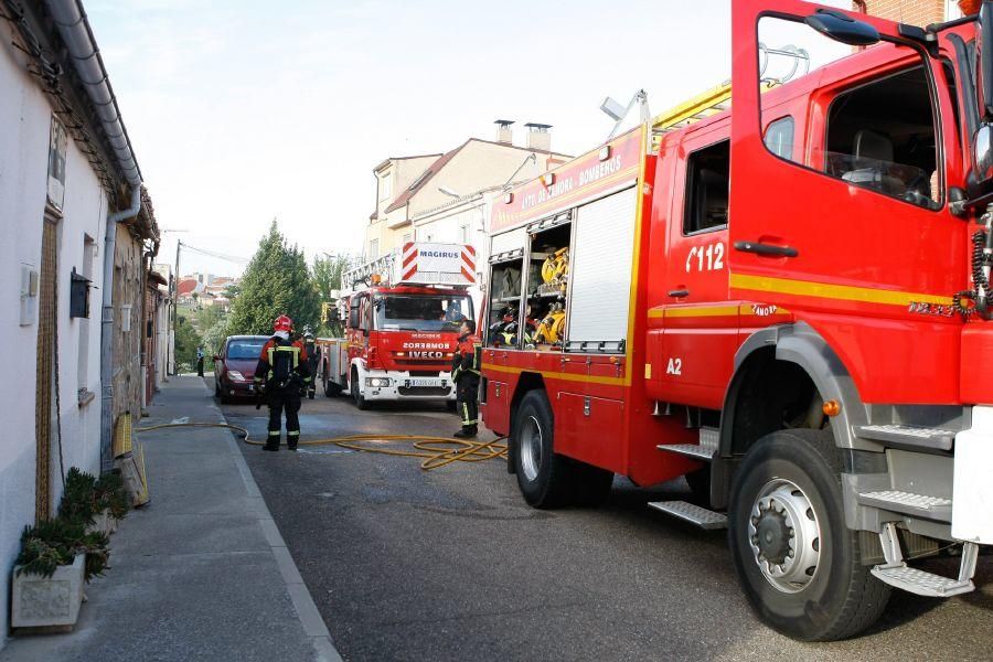 Incendio en el Espíritu Santo (Zamora)