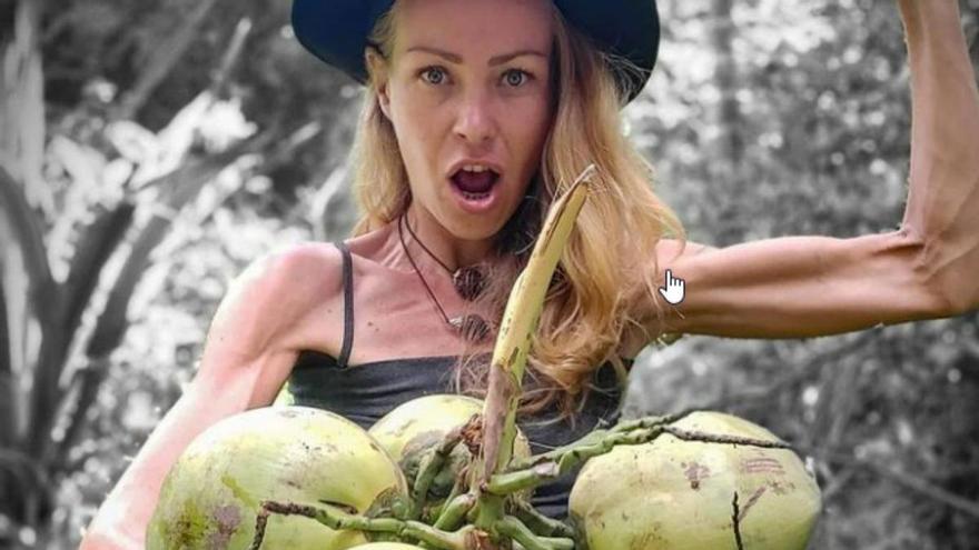 Mor de gana als 39 anys Zhanna D&#039;Art, la influencer de la dieta vegana