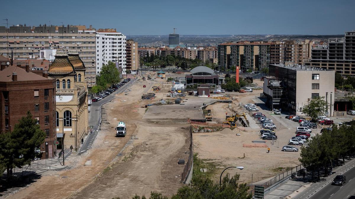 Así avanzan las obras en el Portillo, que ya llegan a la avenida Goya
