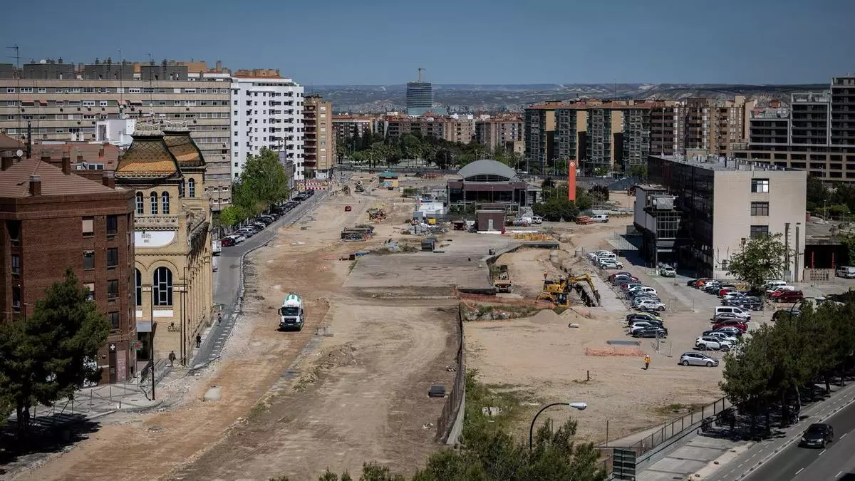 Así avanzan las obras en el Portillo, que ya llegan a la avenida Goya