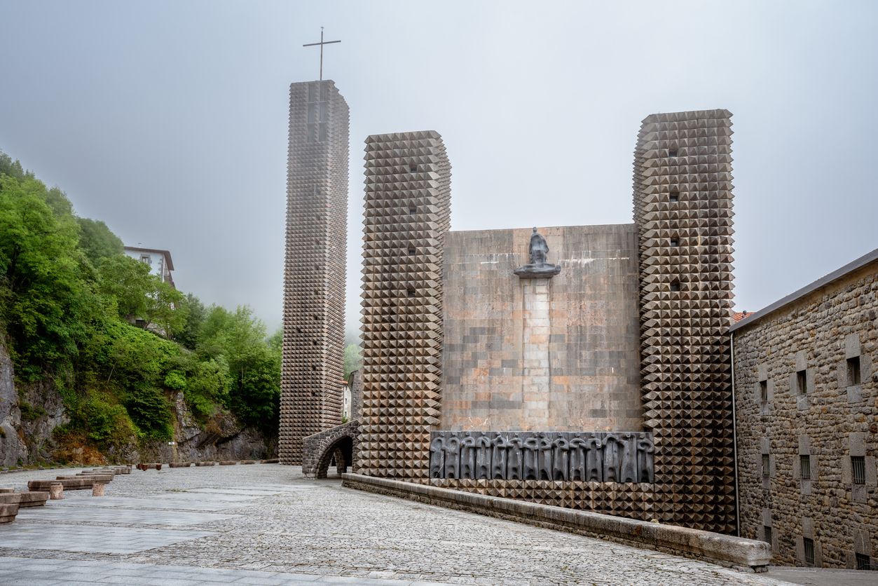 Santuario de Arantzazu en Oñati, Guipúzcoa, País Vasco
