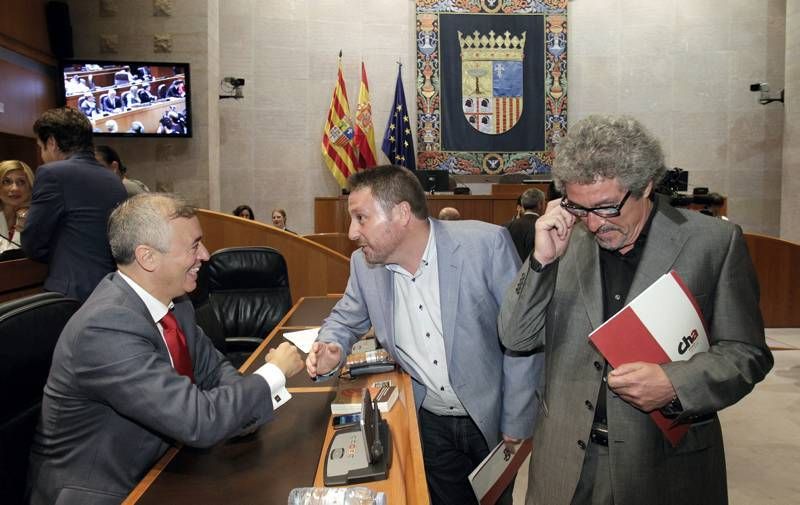 Pleno de investidura en las Cortes de Aragón