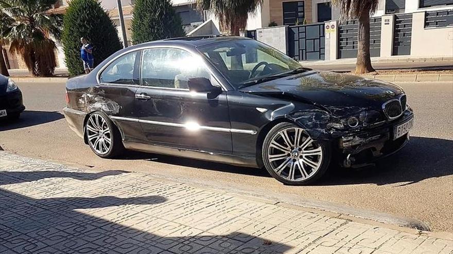 Varias colisiones de coches durante los días de la feria