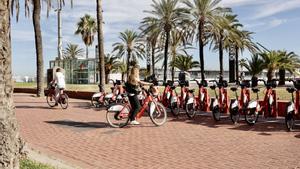 14-11-2023. Barcelona. Foto: Ana Puit Imágenes recursos de diferentes estaciones de bicing de Barcelona