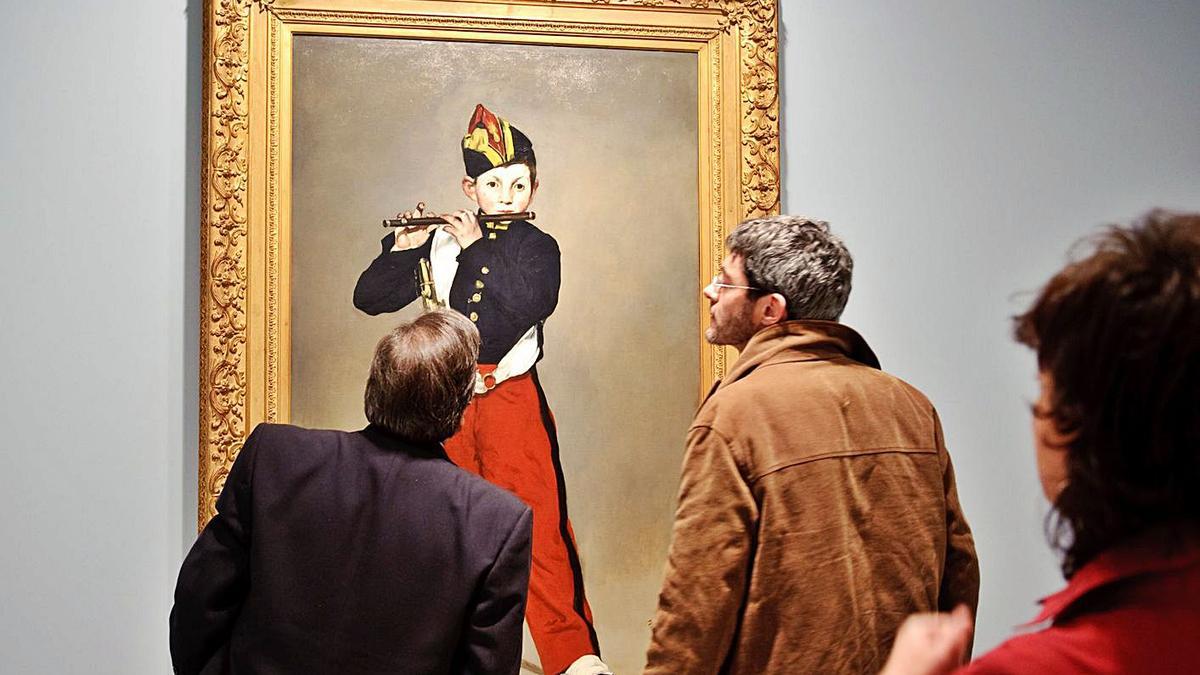 “El pífano”, obra de Édouard Manet, en una de las exposiciones históricas organizadas por la Fundación Mapfre en Madrid.