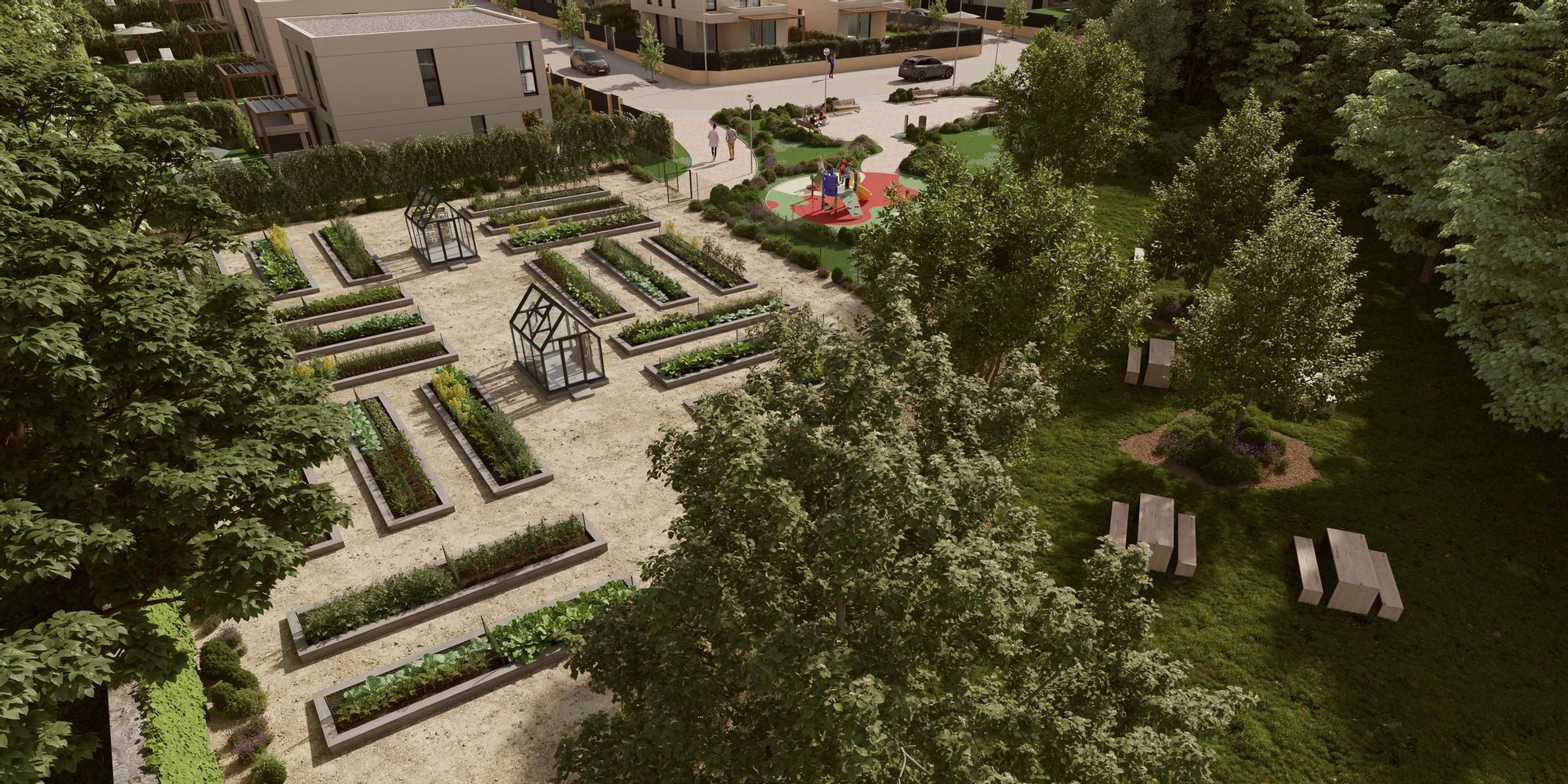 A la venta los primeros chalés de Jardín de Vega Residencial en Oleiros