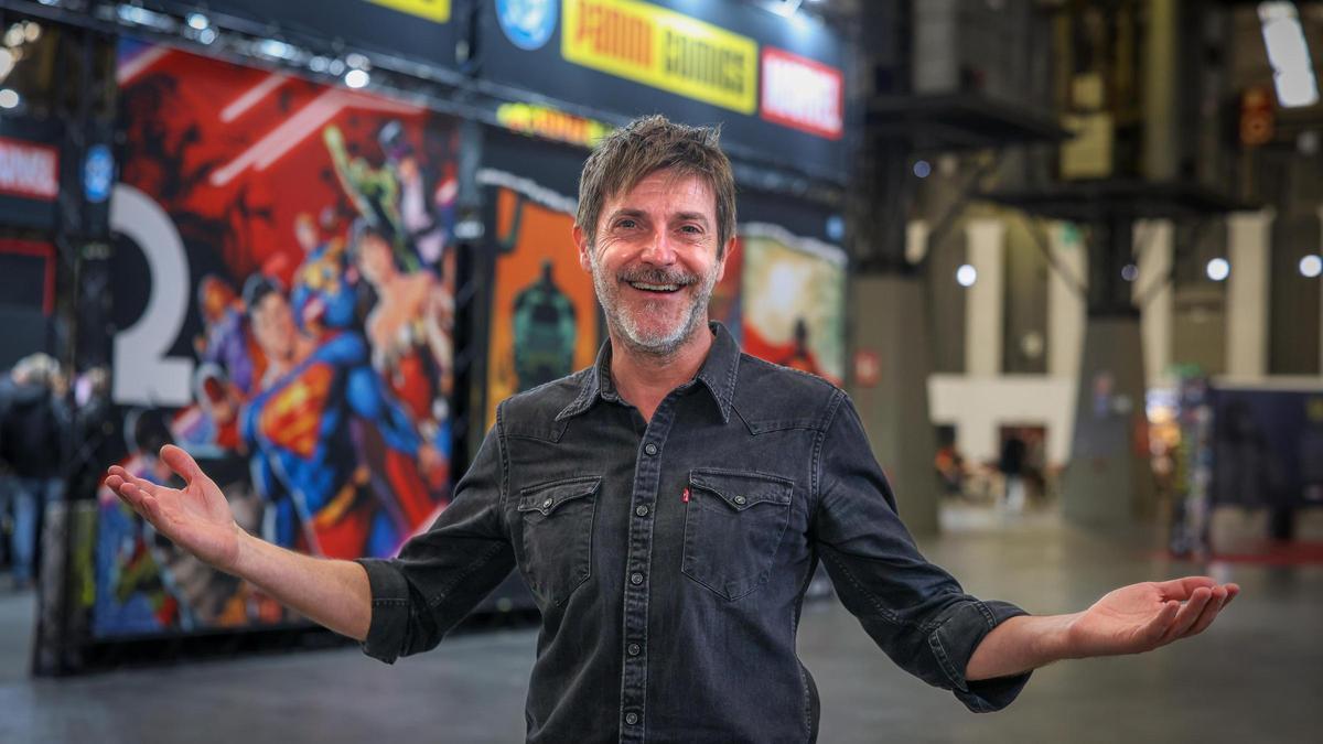 Paco Roca, este viernes en el Cómic Barcelona, horas antes de conocerse que sería el Gran Premio del salón.