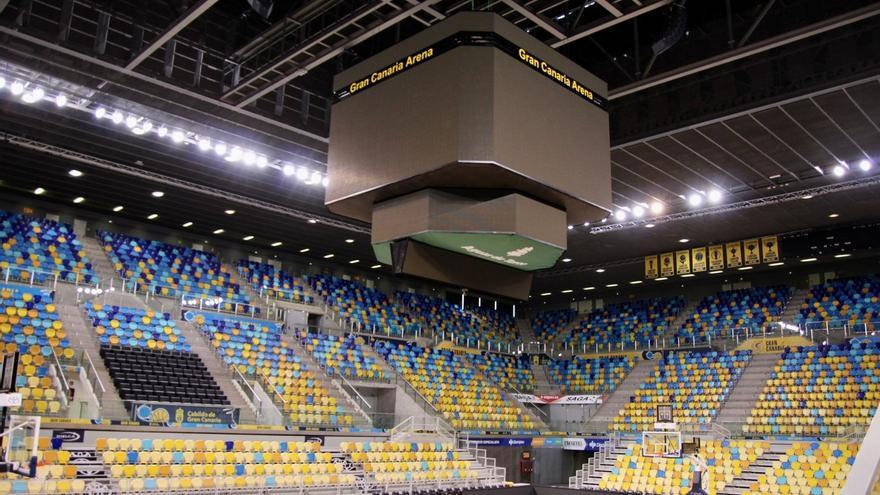 El IID licita el servicio del correctivo del videomarcador del Gran Canaria Arena por 139.000 euros