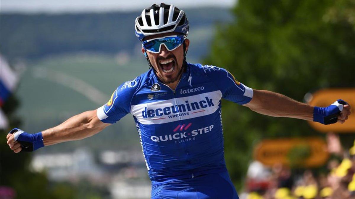 Julian Alaphilippe vence en la tercera etapa del Tour 2019 y ya es líder