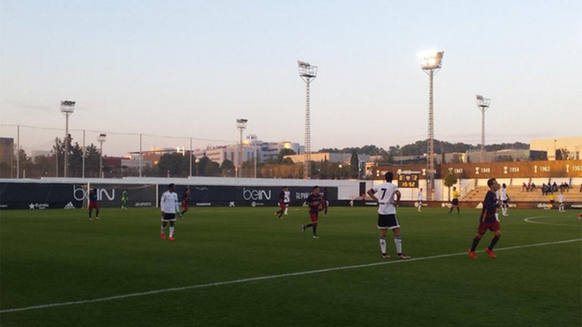 El Barça B solventó con victoria su visita a Paterna