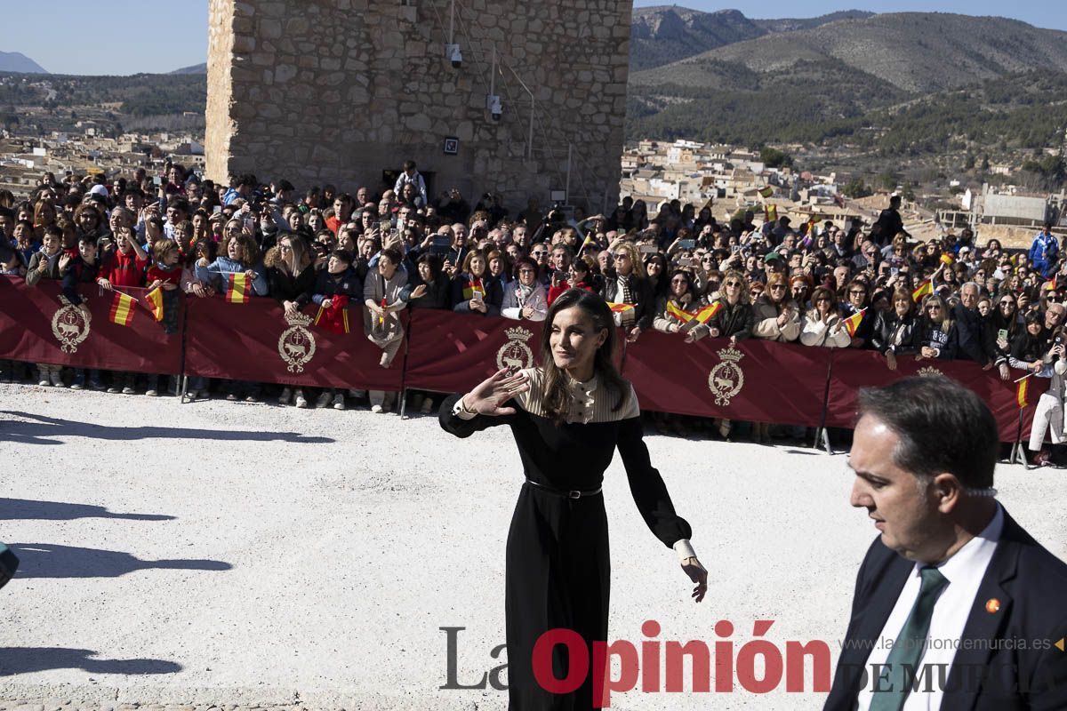 Visita de los reyes de España a Caravaca (explanada de la Basílica)