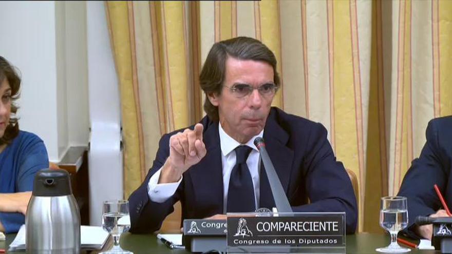 Aznar, a Simancas: &quot;Si quiere solventar algún problema se ha equivocado de interlocutor&quot;