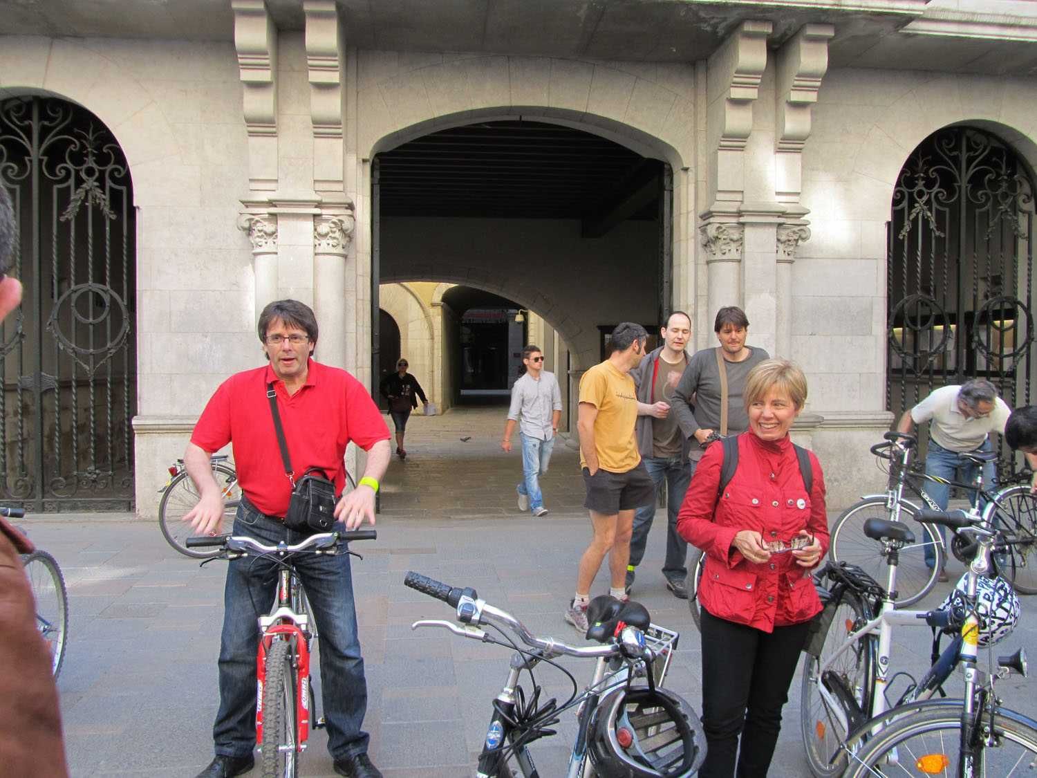 Bicicletada amb polítics