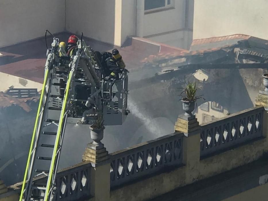 Incendio Ateneo de La Laguna