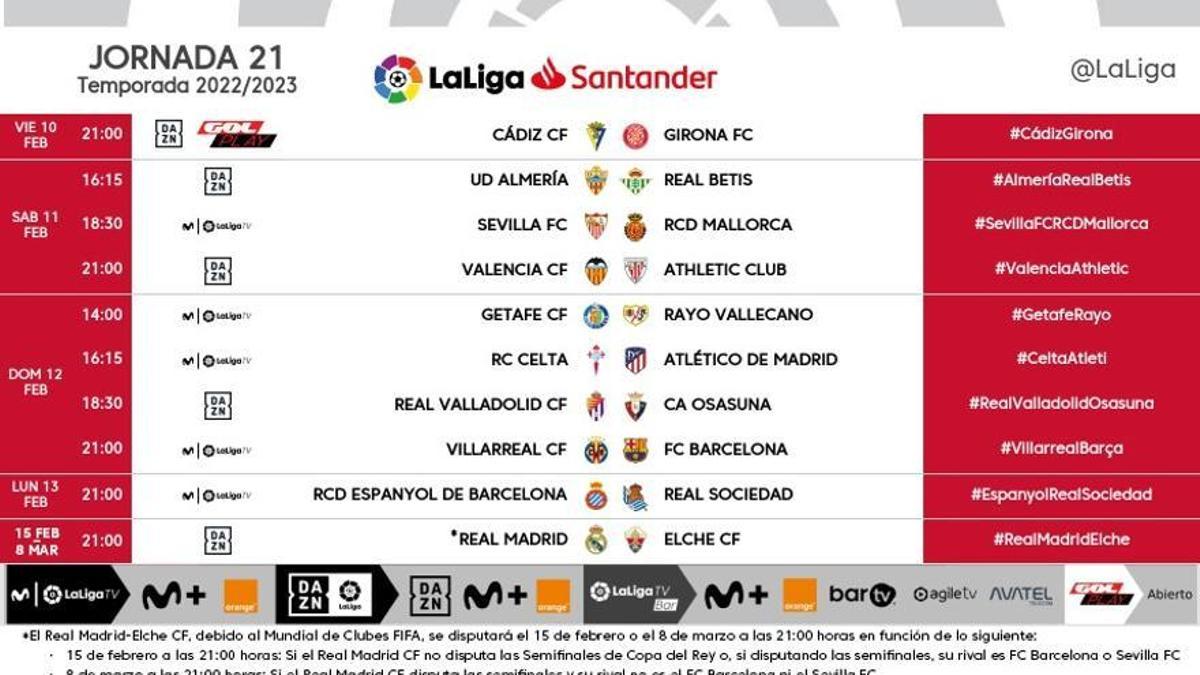 El Elche ya conoce el día exacto y la hora de su partido ante el Real ...