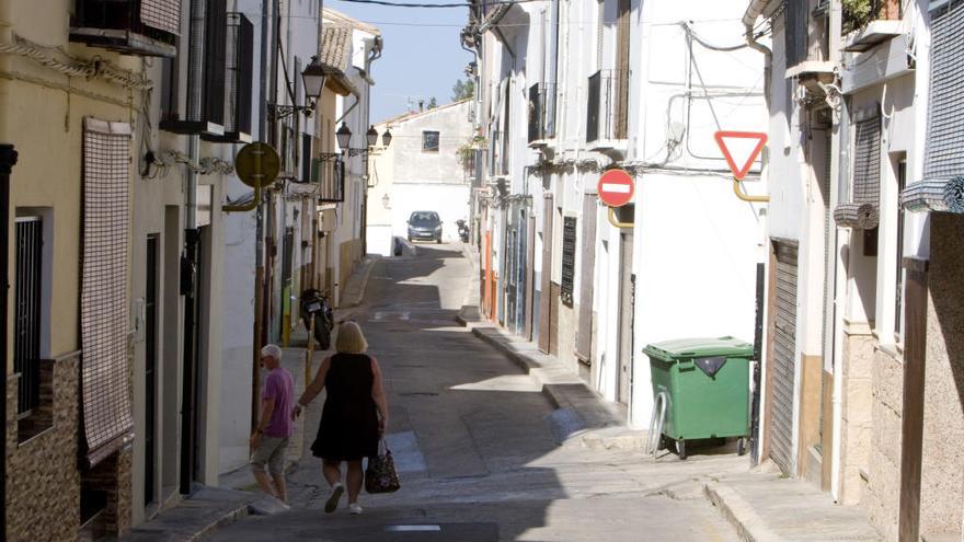 Imagen de la calle Sant Josep, en el casco antiguo de Xàtiva