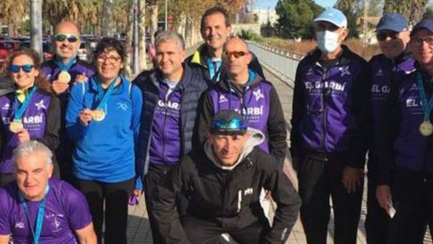 CA Safor Teika y CC El Garbí, en la Maratón de València