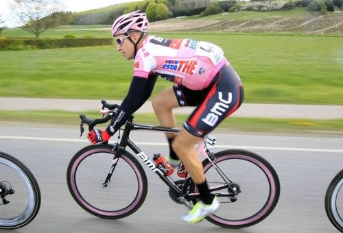 BMC Team rider Phinney of the U.S. rides during the190-km third stage of the Giro d'Italia in Horsens