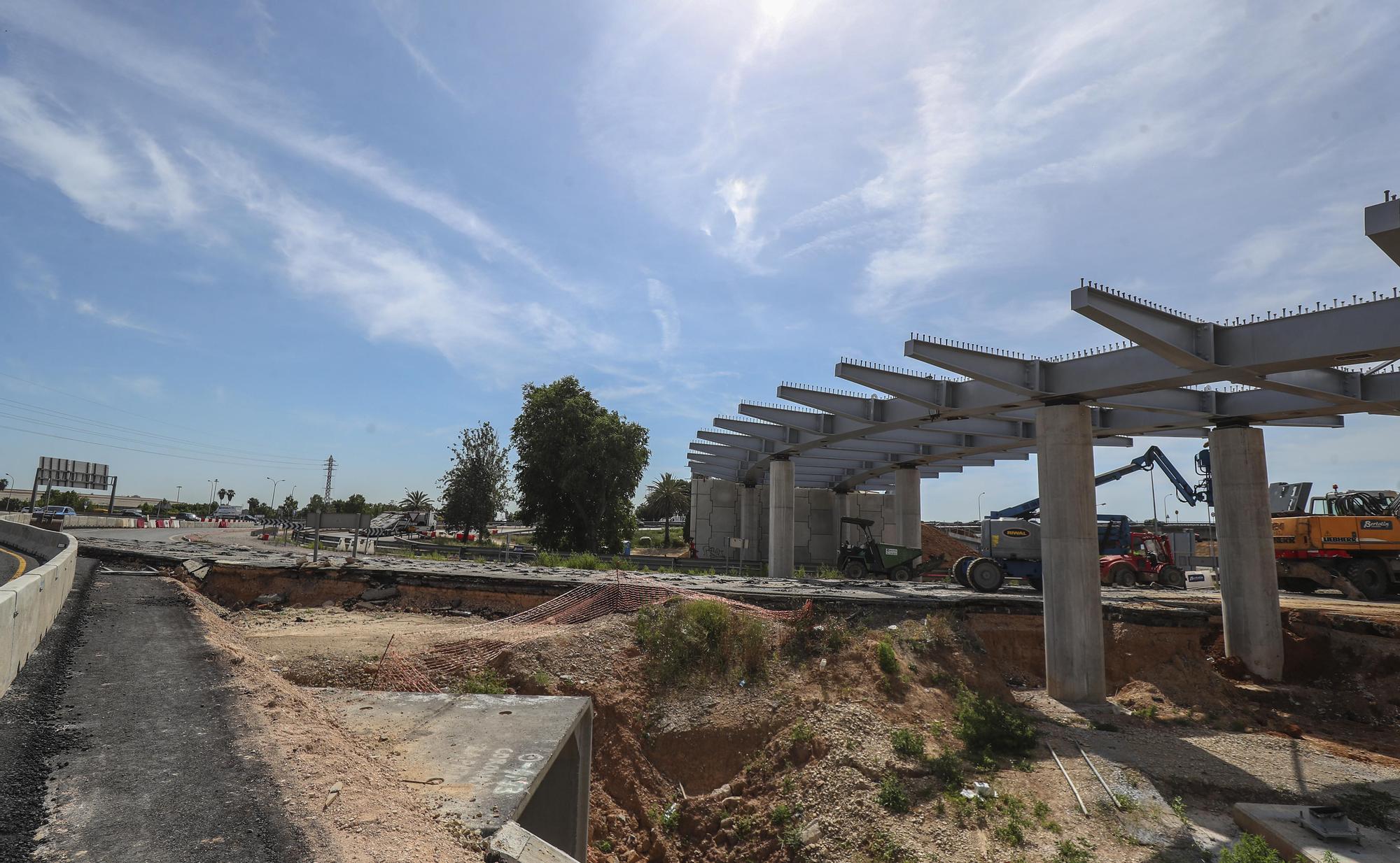 El nuevo acceso a València desde la Pista de Silla