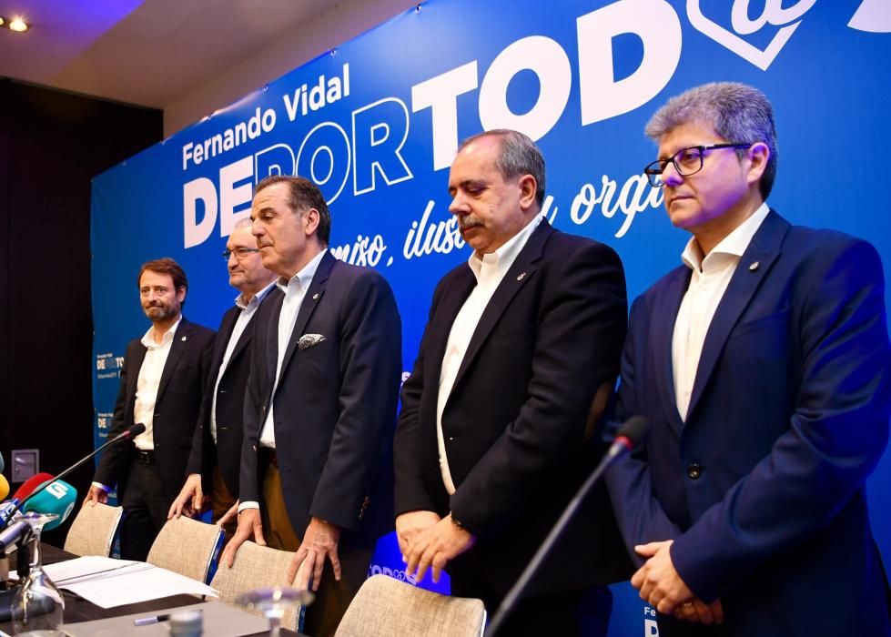Fernando Vidal presenta su candidatura