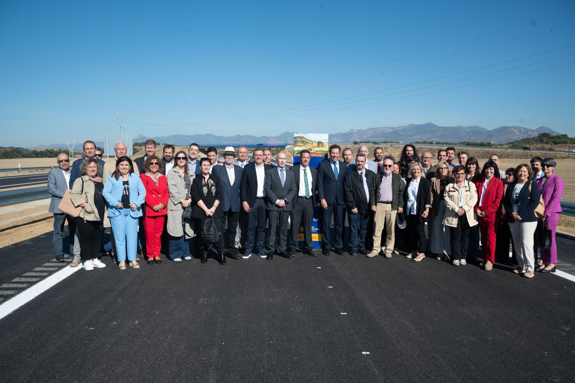 Inauguración del tramo de la A-22 entre Huesca y Siétamo