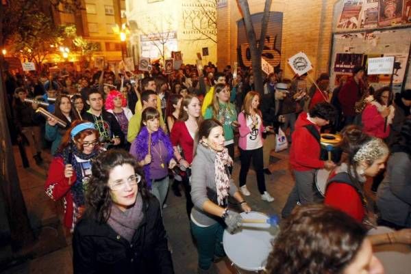 Fotogalería: Protesta contra la repercusión de la reforma educativa