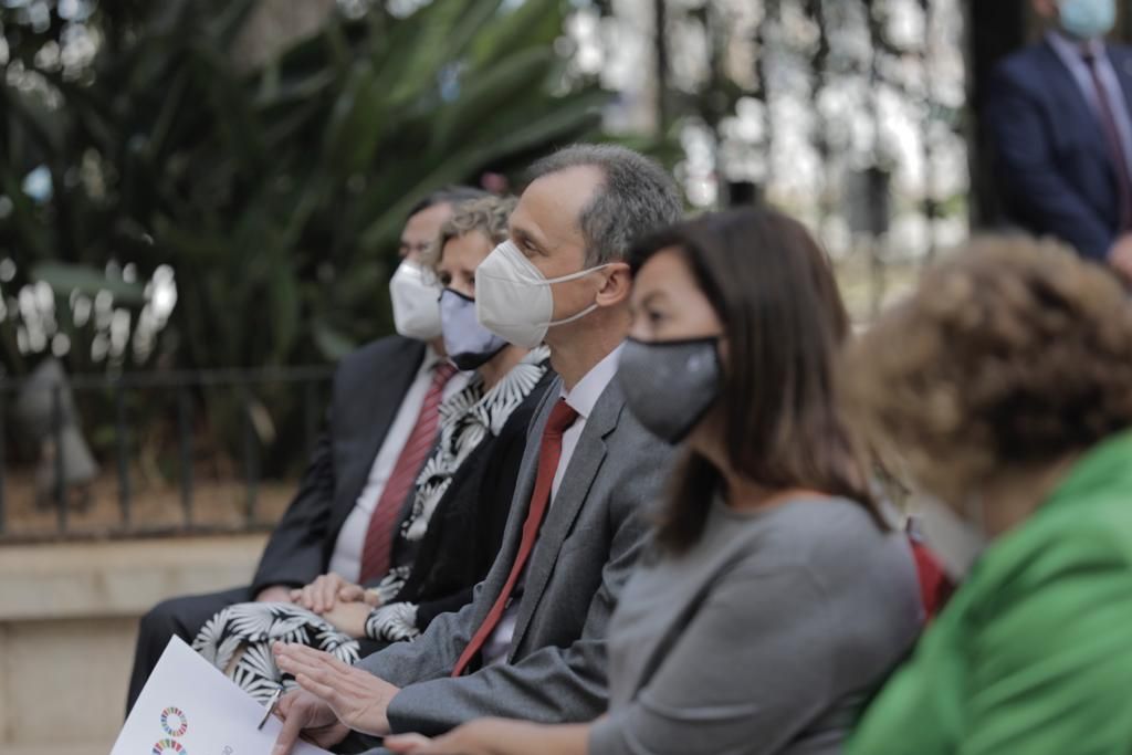 Francina Armengol y Pedro Duque presentan la sede del nuevo Sistema de Observación Costera en Palma