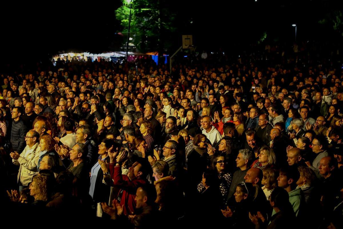 Concierto durante una edición anterior de las fiestas.