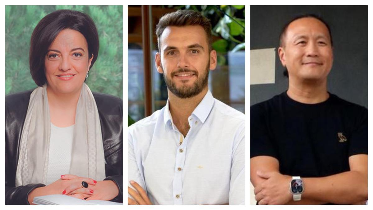 D'esquerra a dreta, Judith Viader, Francesc Julià i Dídac Lee.