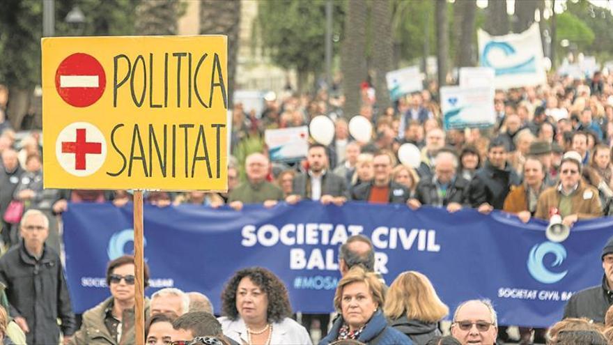 Protestas contra la exigencia del catalán en la sanidad balear