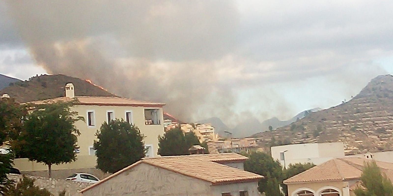 Incendio en Relleu