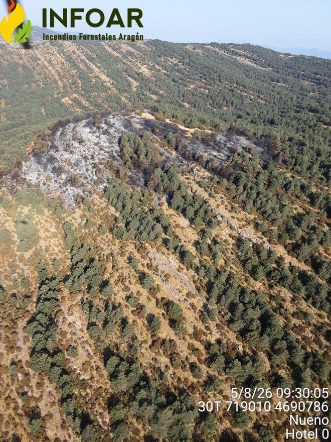 En imágenes I Así evolucionan los incendios activos en el Pirineo aragonés