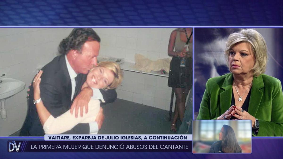 Terelu Campos habla de su beso con Julio Iglesias