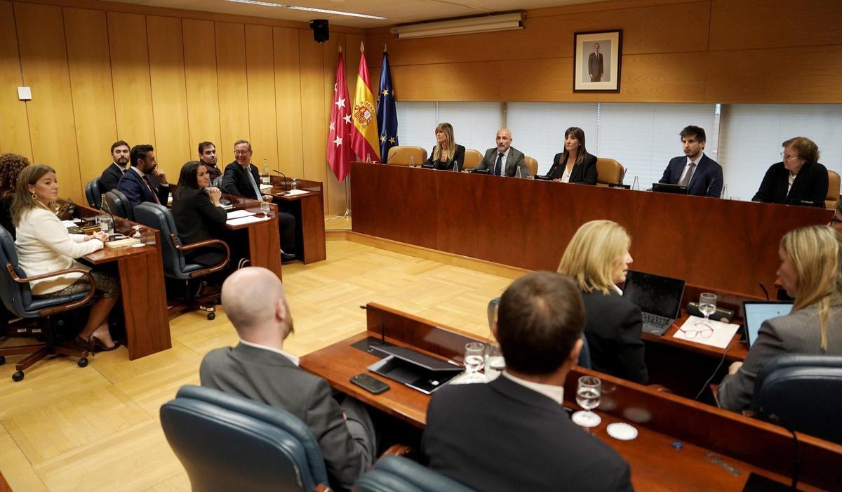 La comparecencia de Begoña Gómez en la Asamblea de Madrid, en imágenes