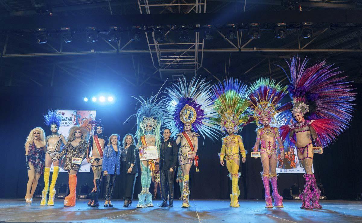 Talento, creatividad y espectáculo marcan la décima edición del certamen drag del Carnaval