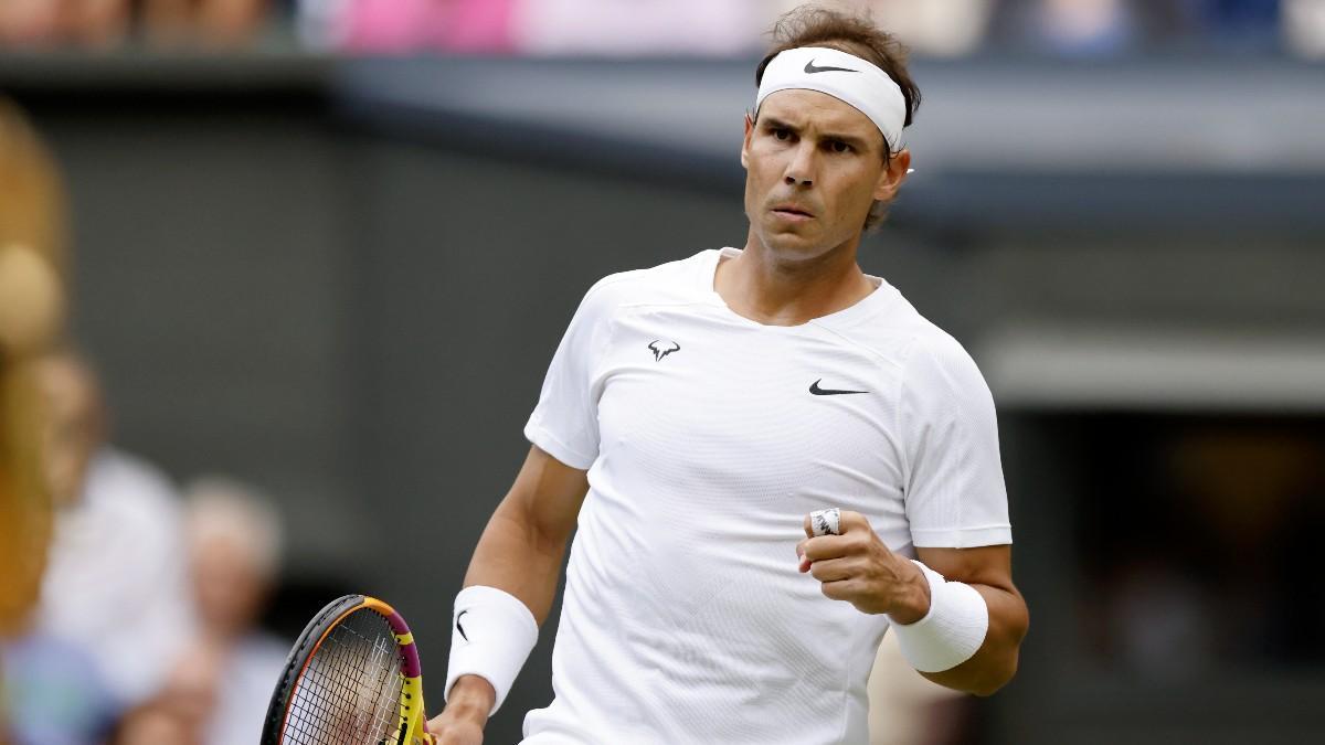 Nadal, durante el duelo ante Van de Zandschulp