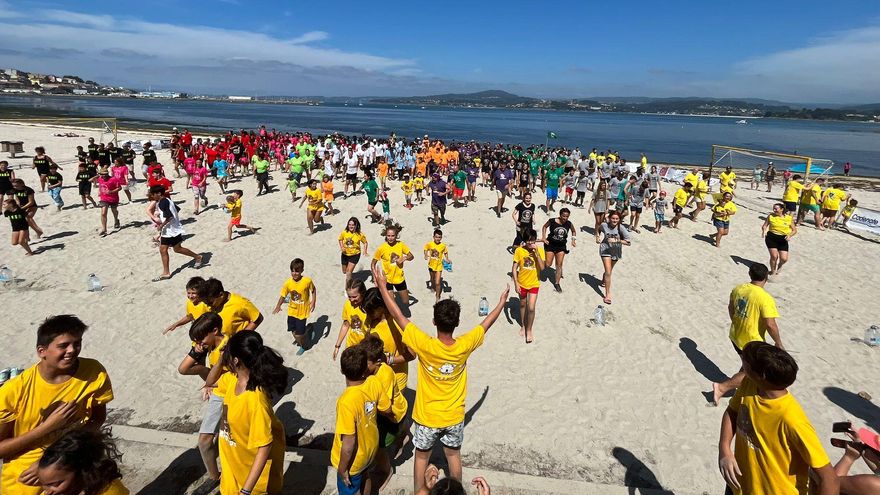 La playa de Sada acoge el sábado una nueva edición de los Xogos Curruncheiros
