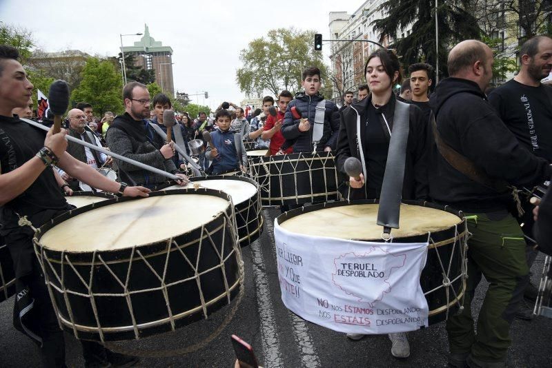 Manifestación 'Revuelta de la España vaciada' en Madrid