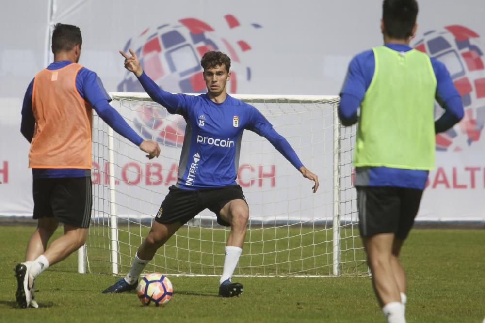 Entrenamiento del Real Oviedo en el Requexón, 02/05/2017