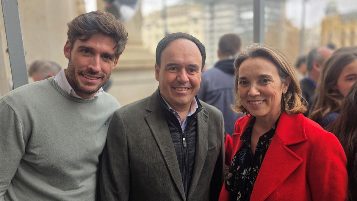 Juan Carlos Caballero, Juanfran Pérez Llorca y Cuca Gamarra