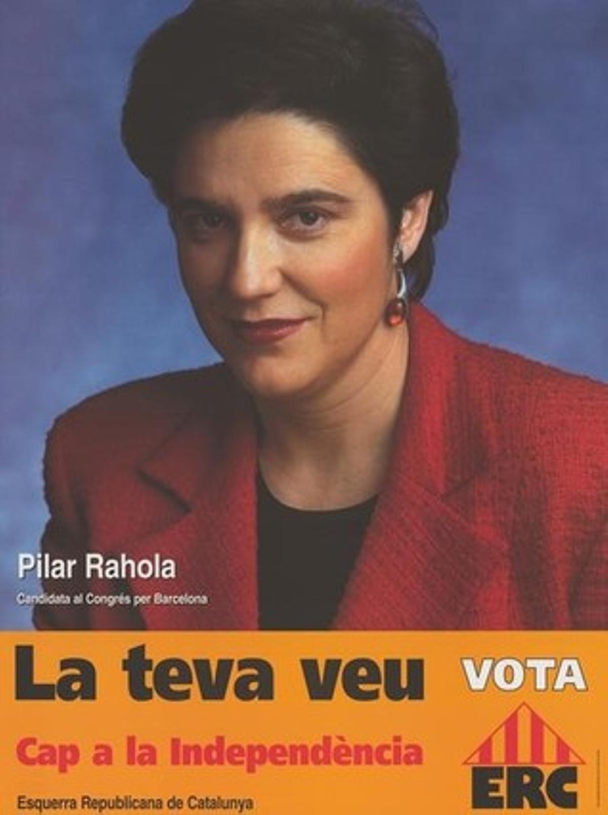 Cartell d’ERC per a les eleccions generals del 1996.