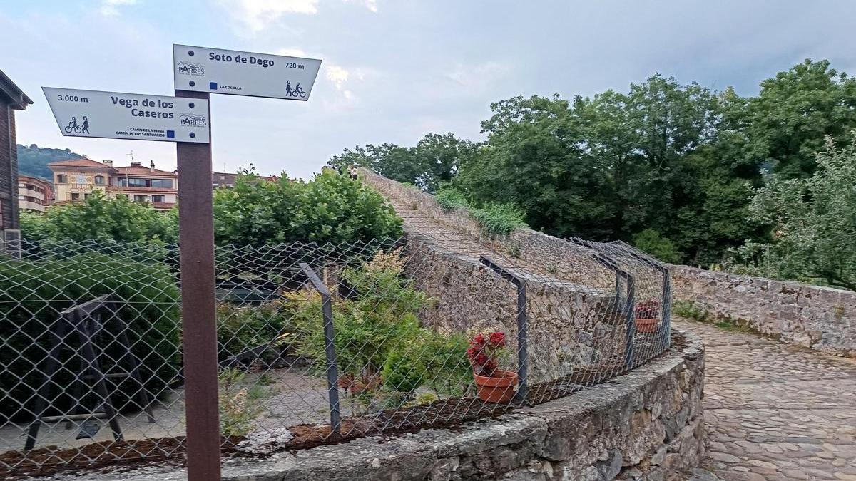Nuevas señales en la margen parraguesa de El Puentón.