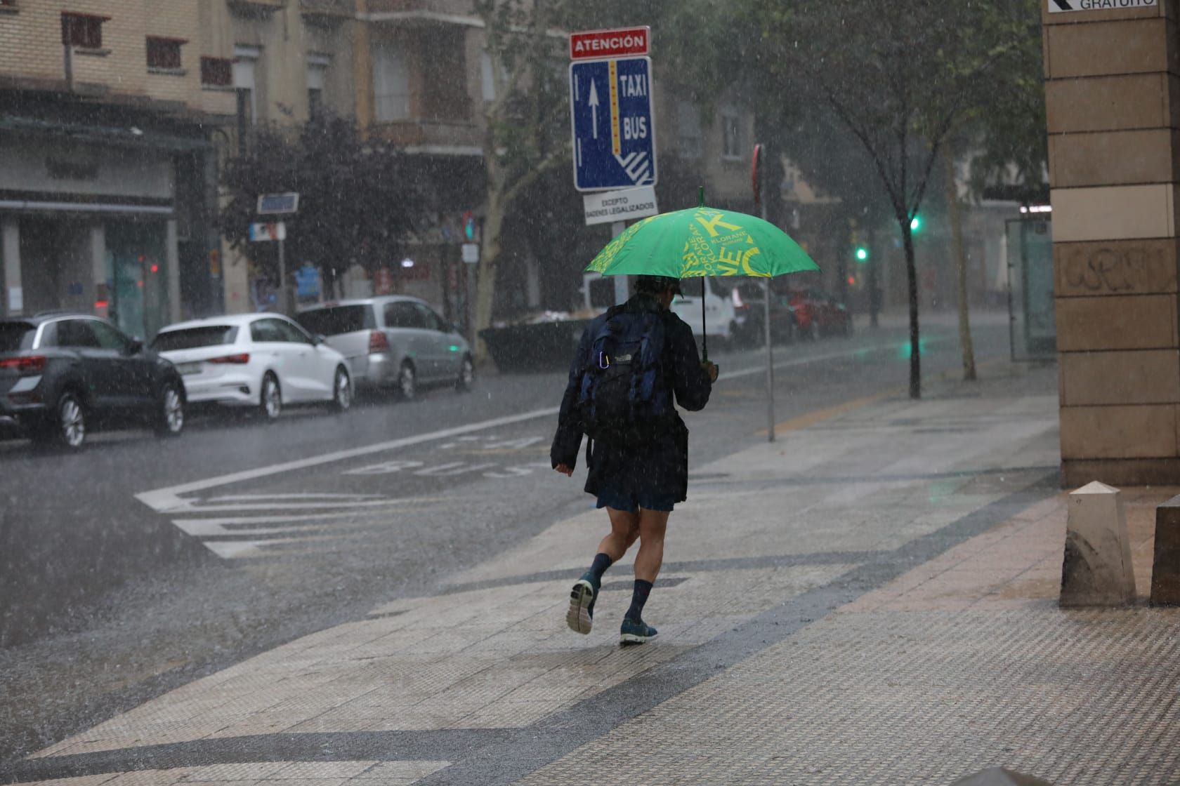 EN IMÁGENES | Granizada en Zaragoza