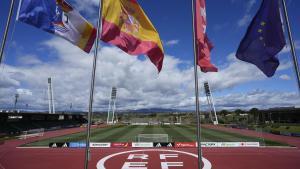 Apariencia de la Ciudad Deportiva de Las Rozas (Madrid), en la sede de la RFEF.